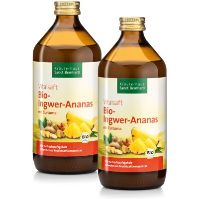 Sanct Bernhard Succo Bio di Zenzero e Ananas - Supporto Digestivo Sanct Bernhard Succo Bio di Zenzero e Ananas - Supporto Digestivo