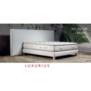 Relax e Design Materasso Altrenotti Luxurius 4000 MicroMolle + Gel Memory 2 pillow top USA Cotone Makò H.28 (85x190 cons. 2 sett., MSR+MR)