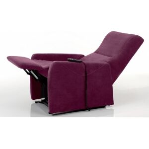 Relax e Design Iva 4% Poltrona Relax Lift (Alzapersona) Compatta 2 motori mod. CITY (100% Cotone Stone 11 cons 2 settim)