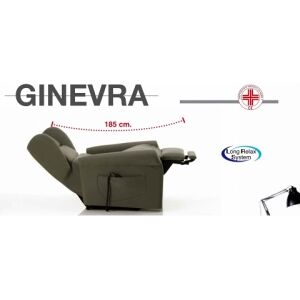 Relax e Design IVA 4% Poltrona Relax Lift (Alzapersona) 2 motori, Roller, doppia pediera mod. Ginevra (Teknofibra 11 cons 2 settim)