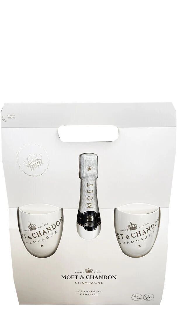 Moët & Chandon Kit Champagne Demi Sec 'Ice Imperial' Glass Pack