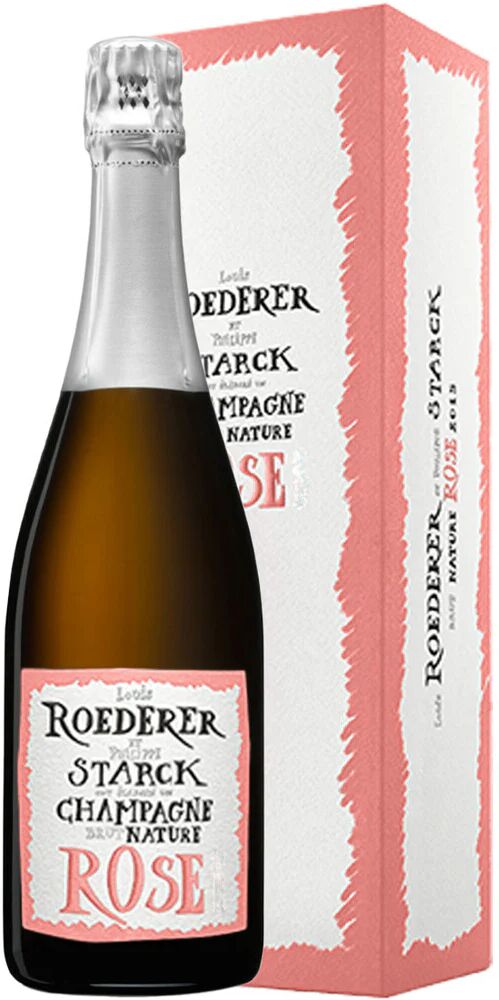 Roederer Champagne Rosé Brut Nature Louis & Philippe Starck 2015 (Confezione)