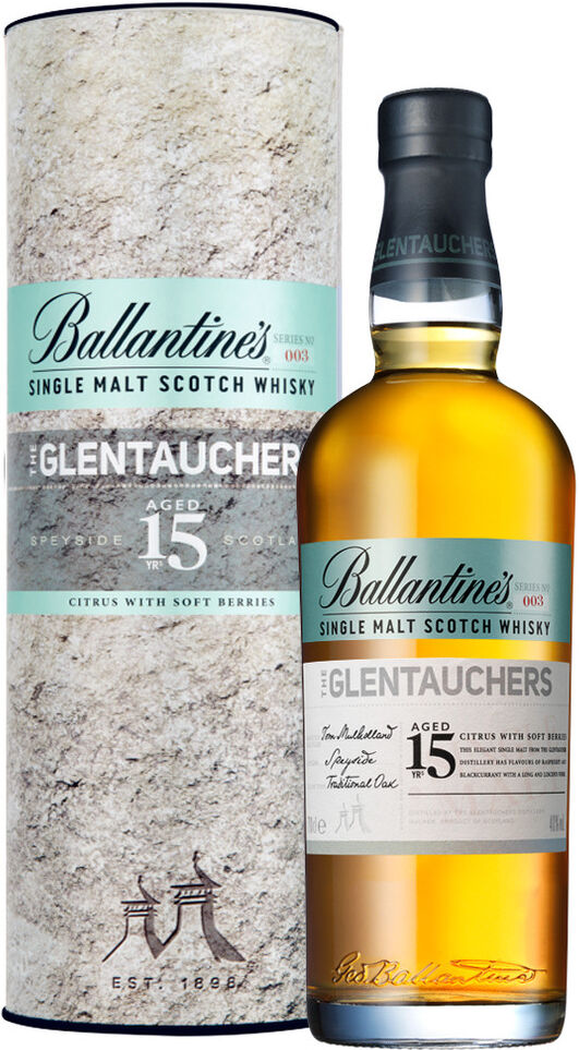 Ballantine's Whisky Single Malt 'Glentauchers' Ballantine's 15 Anni