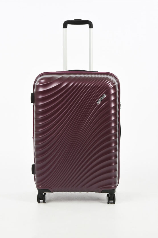 American Tourister JETGLAM Trolley Medio 67cm 4R Espandibile Metallic Grape Pur taglia Un American Tourister JETGLAM Trolley Medio 67cm 4R Espandibile Metallic Grape Pur taglia Un