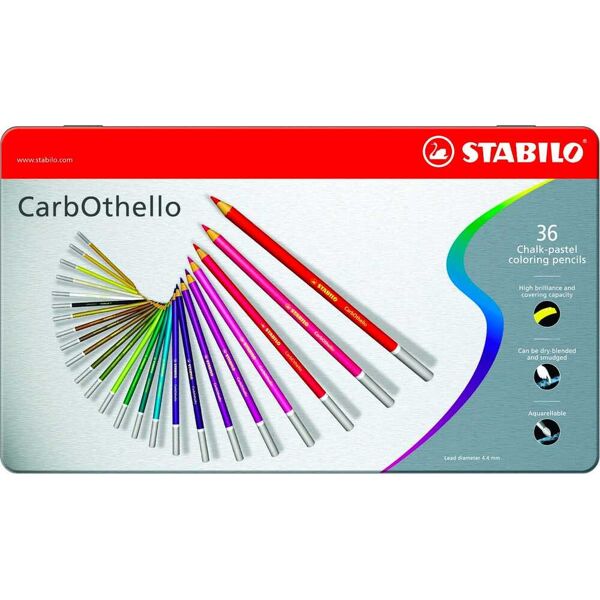 stabilo 1436-6 confezione 36 carbothello scat met - 1436-6