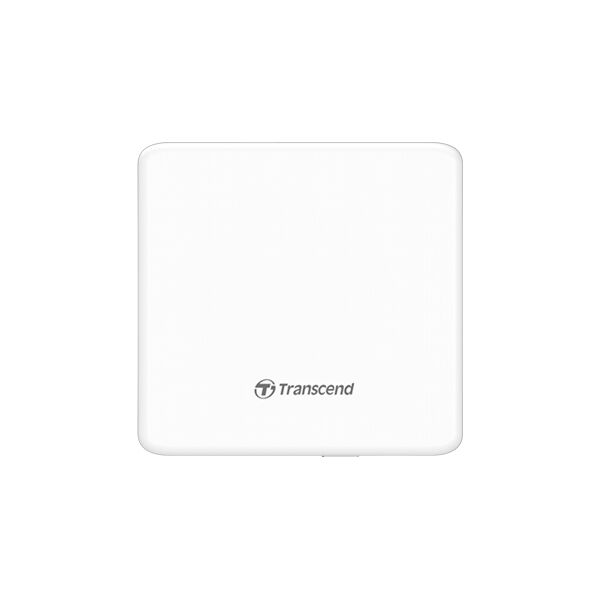 transcend ts8xdvds-w masterizzatore esterno slim dvd±r/rw usb 2.0 colore bianco - ts8xdvds-w