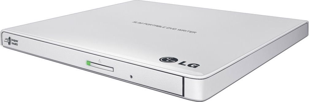 LG Gp57ew40.Auae10b Masterizzatore Esterno Dvd Super Multi Dl / Cd Portatile Slim Usb Compatibile Windows Colore Bianco - Gp57ew40.Auaexxb