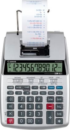 canon 2303c001 calcolatrice scrivente 12 cifre colore argento - 2303c001 p23-dtsc