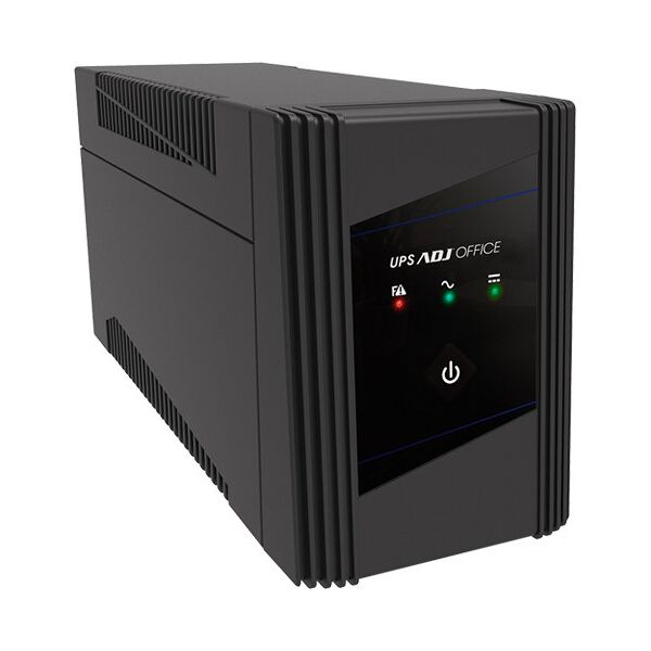 adj 650-00901 gruppo di continuità ups 900 va 570 w 2 prese colore nero - 650-00901