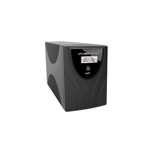 adj 650-01002 gruppo di continuità ups 1000 va 670 w 3 prese 1 filtrata colore nero - 650-01002