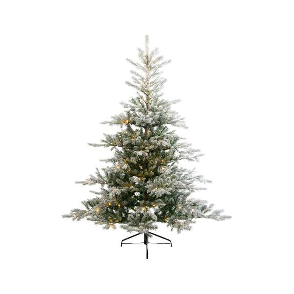 amicasa 9670122 albero di natale innevato h. 180 cm Ø 132 led - 9670122 grandis