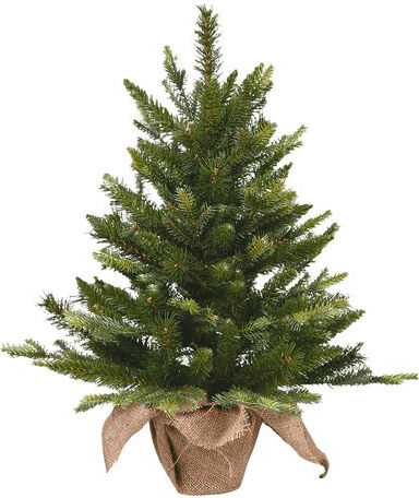 amicasa 8401 albero di natale h. 90 cm con base iuta pe pvc - 8401 pinetto