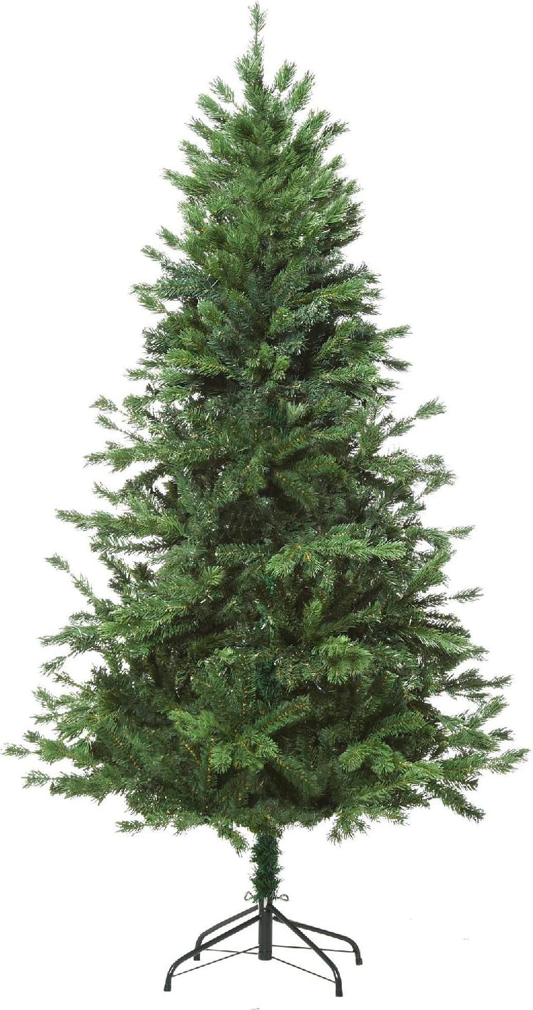 dechome 830303v01 albero di natale h. 150 cm pino con rami 440 base pieghevole rimovibile - 830303v01