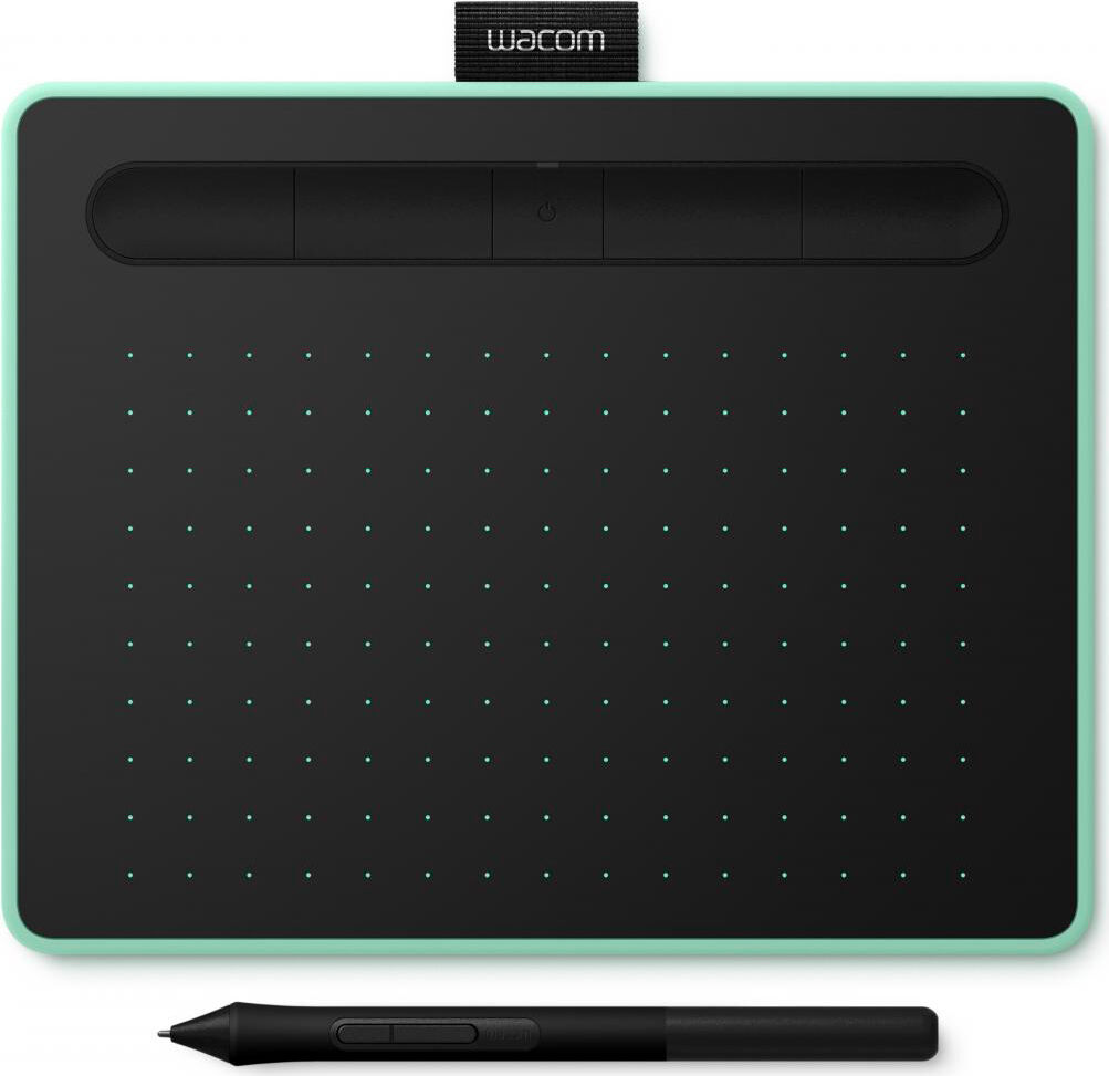 wacom ctl-4100wle-s tavoletta grafica bluetooth 2540 lpi 152 x 95 mm usb colore verde, nero - ctl-4100wle-s intuos s bluetooth