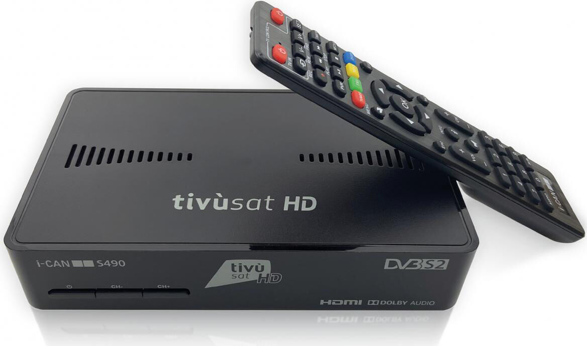 i-can s490 decoder digitale terrestre hd dvb-t2 hevc mpeg-4 hdmi usb wifi lan - s490