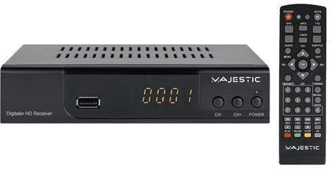 majestic dec 675 hd usb decoder digitale terrestre dvb-t2 hevc mpeg-4 lcn epg scart hdmi - dec 675 hd usb