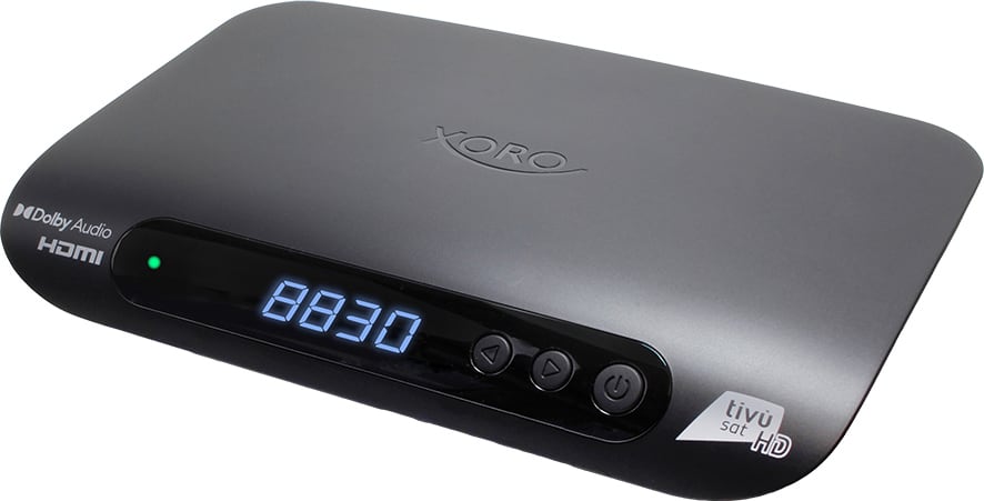 xoro hrs 883 decoder digitale terrestre dvb-s2 full hd colore nero - hrs 8830