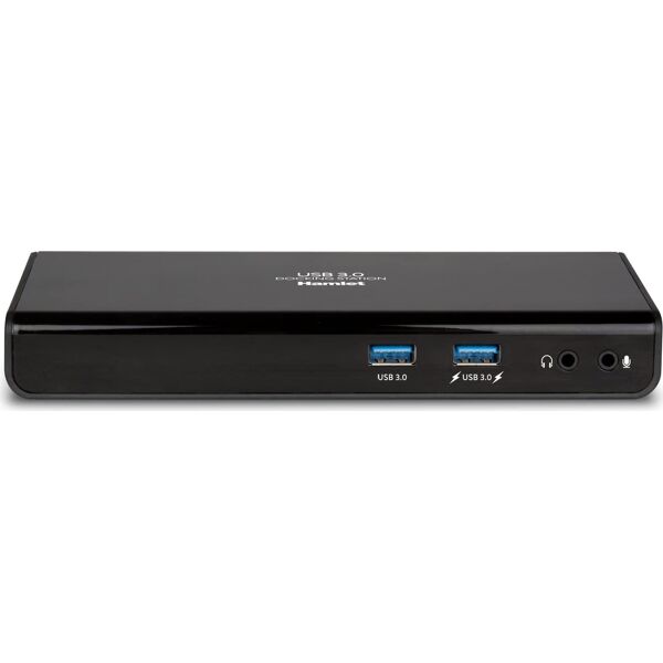 hamlet hdocks300tc docking station type-c usb 3.0 type a +hdmi+dvi+hub 6 p +lan+audio  2.1 - hdocks300tc