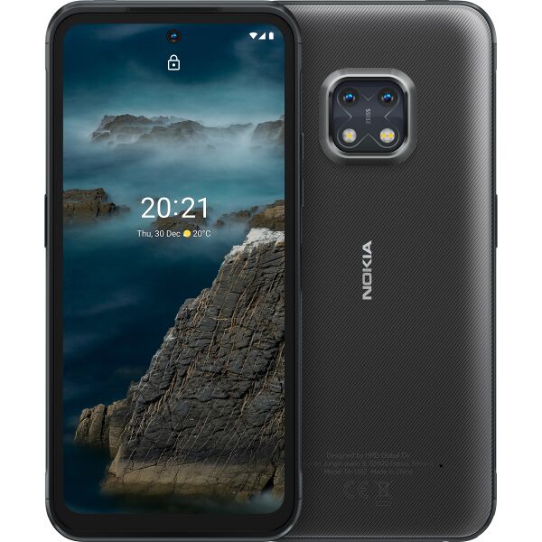 nokia vma750j9de1cn0 xr20 - smartphone dual sim 6.7 4/64 gb 48 mp 5g android colore nero - vma750j9de1cn0