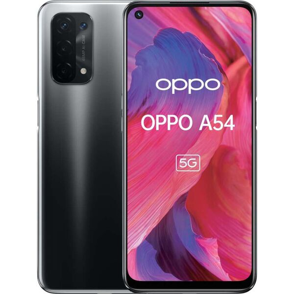 oppo 5990539 a54 5g - smartphone dual sim display 6.5 touch 64 gb fotocamera 48 mpx bluetooth nfc android 11 colore nero - 5990539
