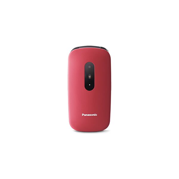 panasonic kx-tu446exr telefono cellulare clamshell display 2.4 gsm fotocamera bluetooth colore rosso - kx-tu446exr