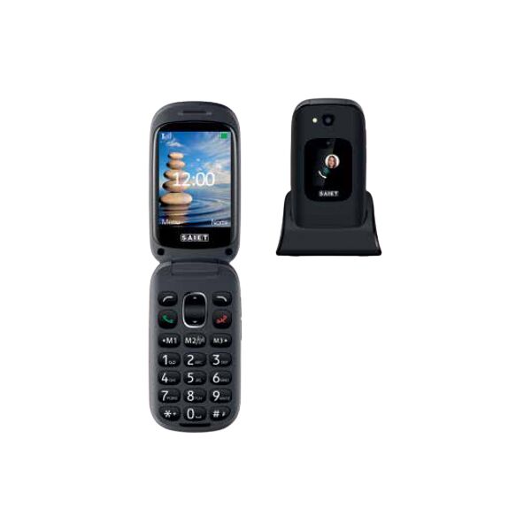 saiet 13500851 prime nero - telefono cellulare display 2.8 batteria 1000 mah fotocamera con radio fm e bluetooth colore nero - 13500851