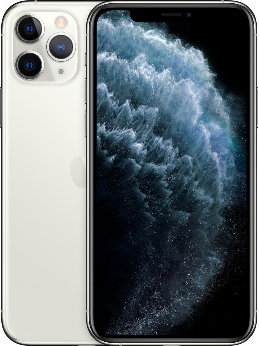 Apple Mwc32ql/a Iphone 11 Pro - Telefono Cellulare Smartphone Dual Sim Display 5.8" Touch Screen 64 Gb Fotocamera 12 Mpx 3g 4g Wifi Bluetooth Nfc Gps Ios 13 Colore Argento - Mwc32ql/a