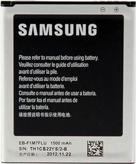 Samsung Eb-F1m7fluc Batteria Ricaricabile Agli Ioni Di Litio Compatibile Con Samsung Galaxy S3 Mini Colore Nero / Argento - Eb-F1m7fluc