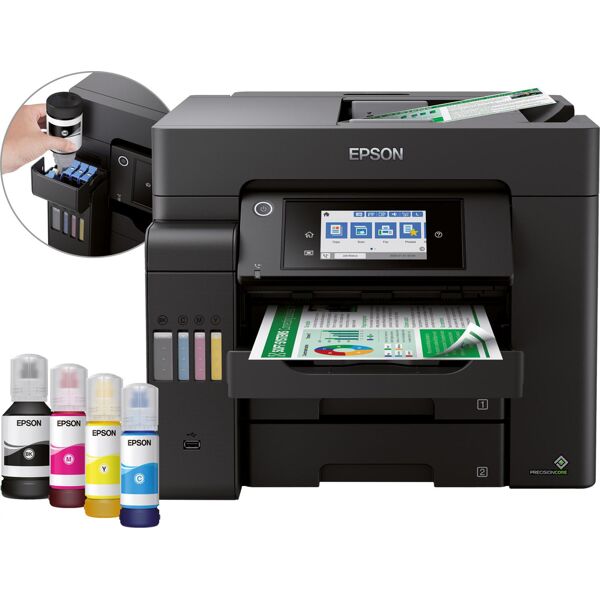 epson c11cj29401 stampante multifunzione inkjet a colori fax scanner lan wifi - c11cj29401 ecotank et-5850