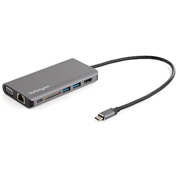 startech dkt30chvausp adattatore multiporta usb-c hdmi / vga pd sd lenovo surface hp chromebook - dkt30chvausp