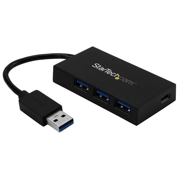 startech hb30a3a1cfb hub usb 3.0 3 porte hot-swap velocità 5000 mbit/s colore nero - hb30a3a1cfb