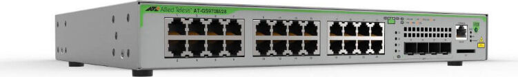 allied at-gs970m/18ps-50 switch gestito l3 gigabit ethernet 10/100/1000 grigio 1u - at-gs970m/18ps-50