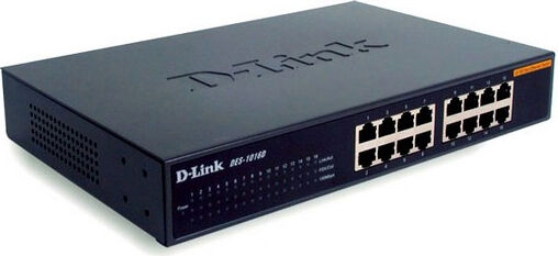 d-link des-1016d switch rete 16 porte 10/100 des-1016d