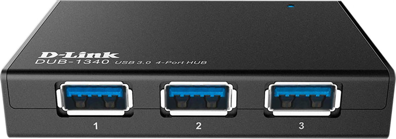 d-link dub-1340 hub 4 porte usb 3.0 colore nero - dub-1340