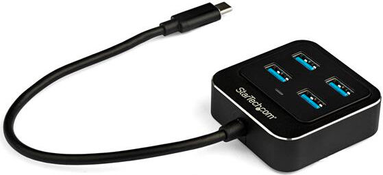 startech hb31c4ab hub usb 3.0 4 porte plug & play velocità 10000 mbit/s colore nero - hb31c4ab