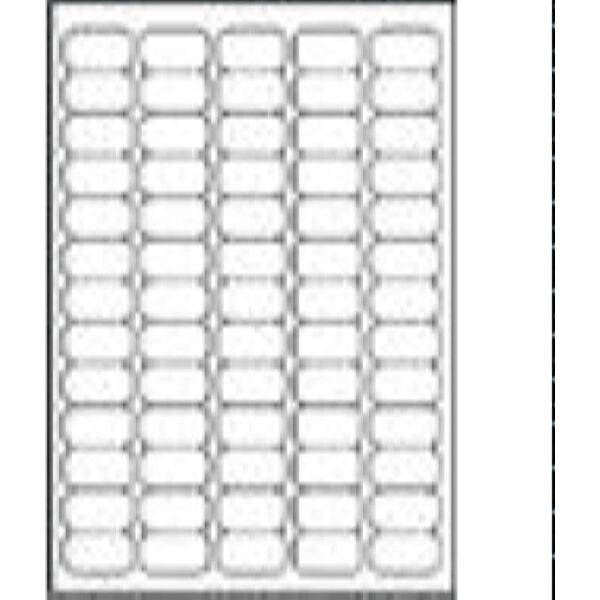 avery j8551-25 etichette 38 1 x 21 2mm trap 25 fogli - j8551-25