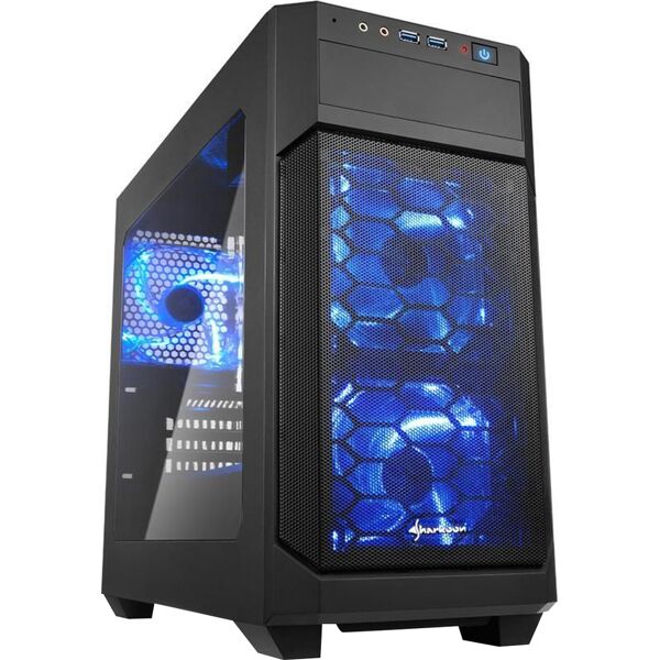 sharkoon v1000 case pc desktop midi tower per pc colore nero - v1000 window