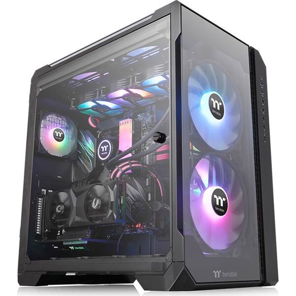 thermaltake ca-1q6-00m1wn-00 case full tower no psu view 51 vetro temperato - ca-1q6-00m1wn-00