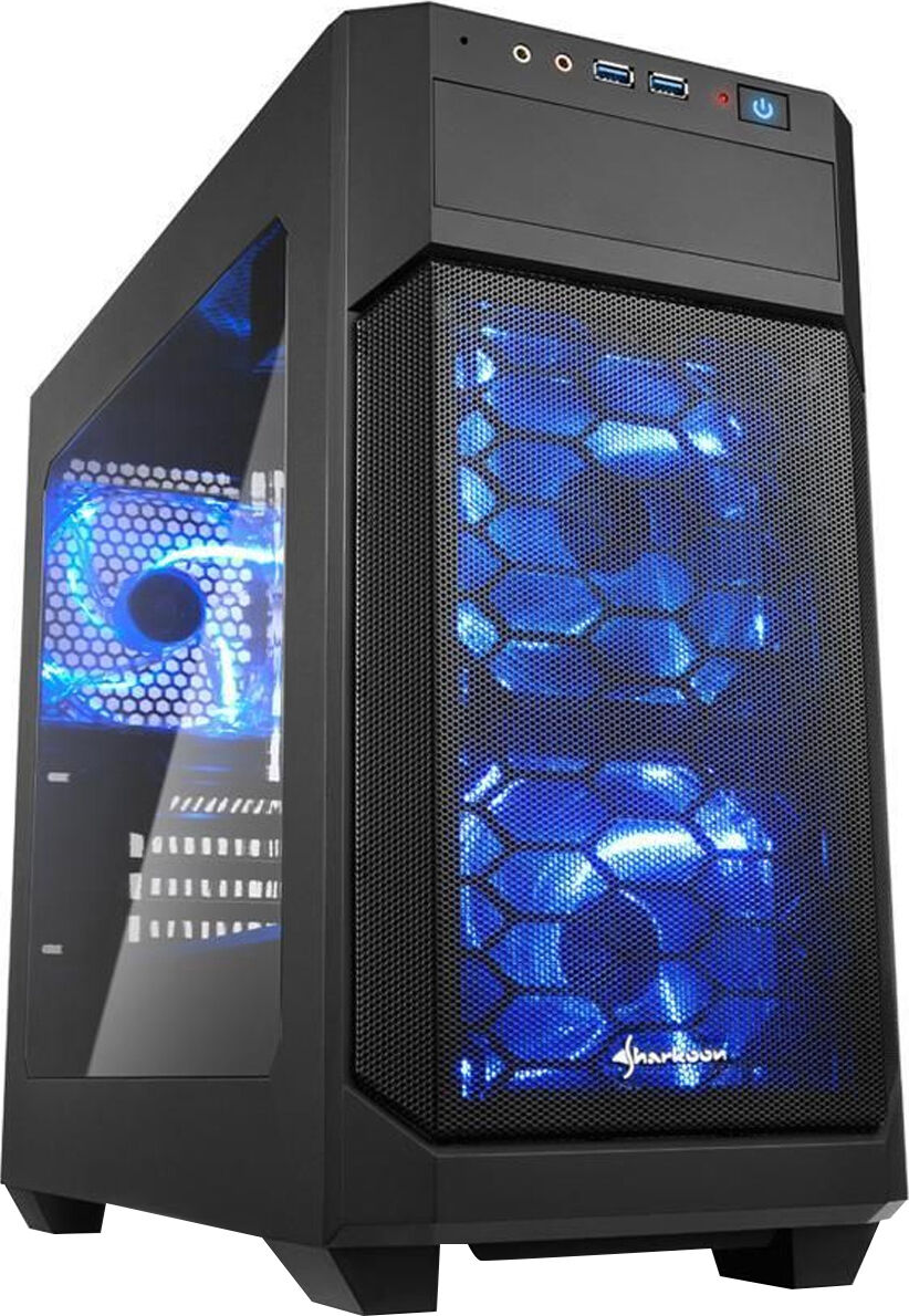 sharkoon v1000 case pc desktop midi tower per pc colore nero - v1000 window