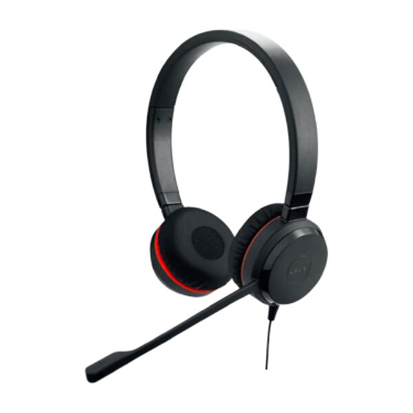 jabra 4999-823-309 cuffia padiglione con microfono usb colore nero - 4999-823-309 evolve 20se ms stereo