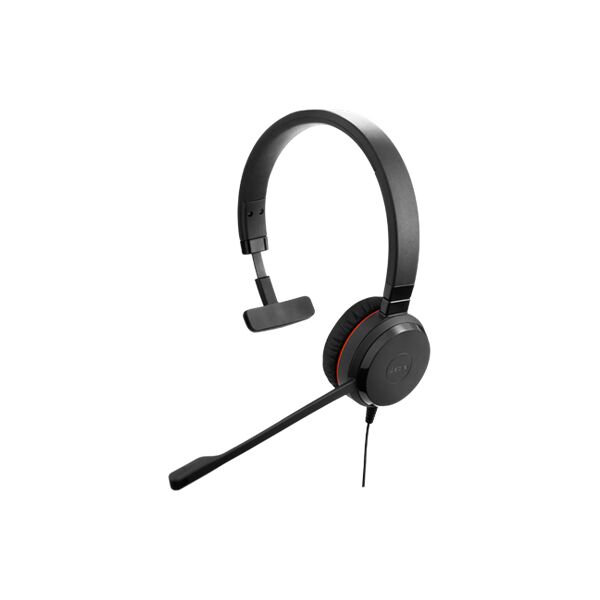 jabra 5393-823-309 cuffie con filo, microfono, antirumore, ideali per ufficio / call center, colore nero - evolve 30 ii