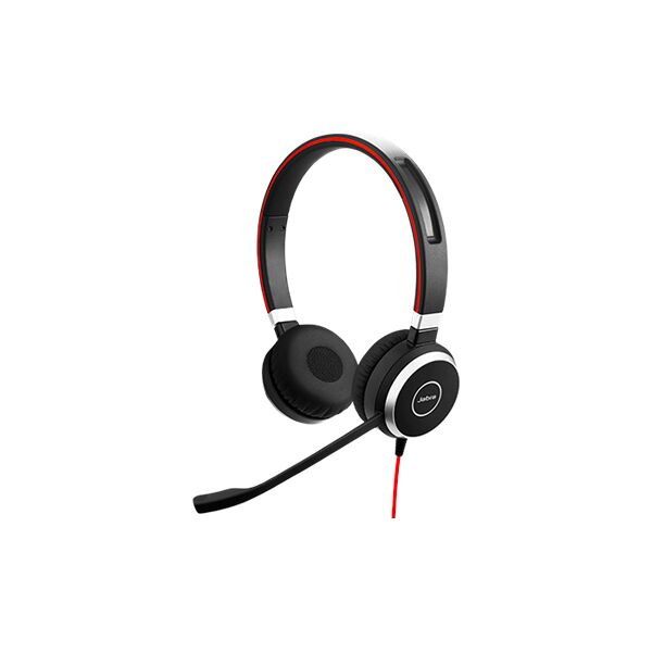 jabra 6399-823-109 cuffie con microfono jack 3.5 mm per ufficio / call center colore nero - 6399-823-109 evolve 40 ms stereo