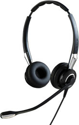 jabra 2409-820-204 cuffie con microfono per ufficio / call center colore nero, argento - 2409-820-204 biz 2400 ii qd duo nc