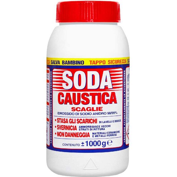 cag chemical prof001 soda caustica a scaglie kg.1 pezzi 12 - prof001