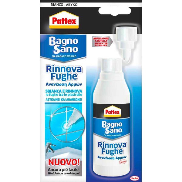 henkel 1864984 pattex rinnova fughe bianco ml 125 pezzi 12 - 1864984