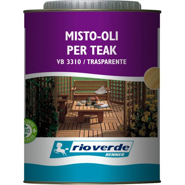 vb3310-125 rioverde vb 3310 olio per teak trasparente 0,750 pezzi 6 - vb3310-125