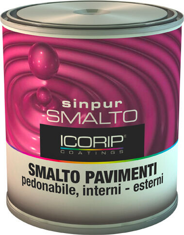 i.co.ri.p 11.spr.3 smalto sinpur rosso per pavimento da lt.0,750 pezzi 6 - 11.spr.3