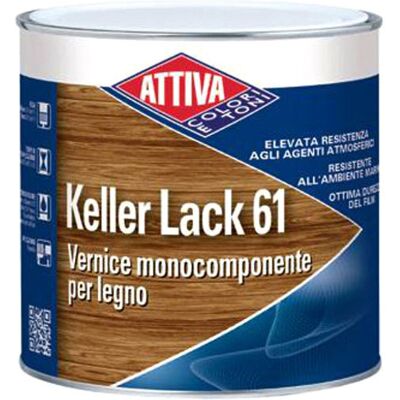 attiva 76700 000 Vernice 1.00 Incolore Lucida Keller Lack - 76700 000 attiva 76700 000 Vernice 1.00 Incolore Lucida Keller Lack - 76700 000