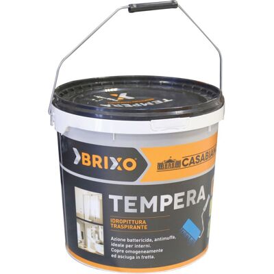 brixo Bri204030 Idropittura Tempera Da 14 Litri Per Interni Battericida Antimuffa - Bri204030 brixo Bri204030 Idropittura Tempera Da 14 Litri Per Interni Battericida Antimuffa - Bri204030