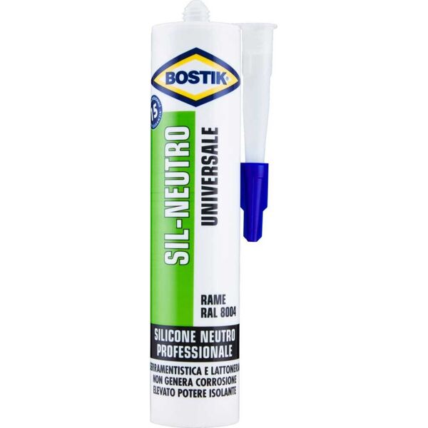 bostik d2668 silicone neutro rame ml 300 pezzi 12 - d2668